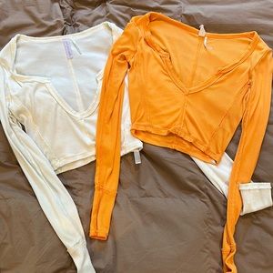UO Out From Under Long Sleeve Crops